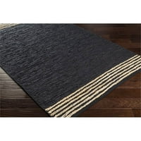 Pravokutni tepih u rasponu od 8 ' 10 ' u Crnoj i bež boji
