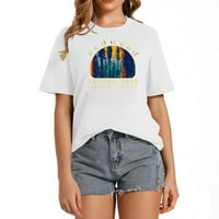 Ženska majica s grafičkim printom u izborniku - modni dizajn Za ljeto