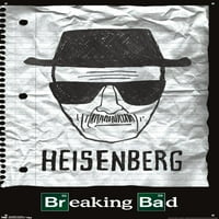 Breaking Bad - Heisenbergov zidni plakat s push igle, 22.375 34