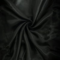 Shason Textile Specijalna prilika kostim satenska tkanina, crna