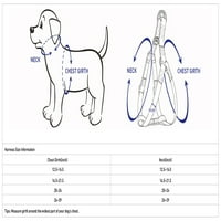 Klasični pojas za pse mumbo-mumbo, opseg prsa 20-26