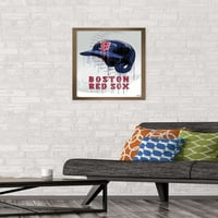 Boston Red SO - Poster za kaciga za kaciga, 14.725 22.375