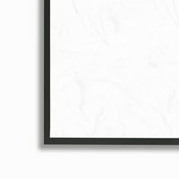 Stupell neutralni tonovi asimetrične pruge Abstraktno slikanje crne uokvirene umjetničke print zidne umjetnosti