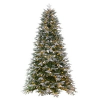 Umjetno božićno drvce od 7,5'56 mat Douglasove smreke s predosvijetljenjem, Topla bijela niskonaponska LED širokokutna