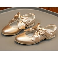 Sandale za hrabre djevojke, cipele sa zatvorenim prstima, cipele za princezu s mašnom, školske Ležerne elegantne