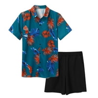 Muška odjeća modna Majica kratkih rukava za odmor na Havajima, hlače Na Moru, kratke hlače, tiskana ulična odjeća