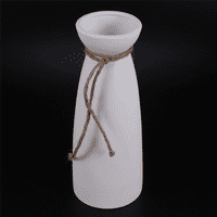 Bijela keramička vaza u minimalističkom stilu, moderan dizajn porculanske vaze