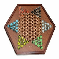 Igre na ploči ~ Chines Checkers Wooden Game Set ladice i mramori KT00216