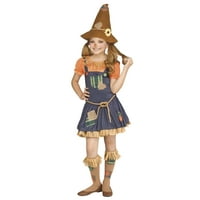 Fun World Inc. Strašilo Halloween fantasy kostim žensko, dijete 4-10, više boja