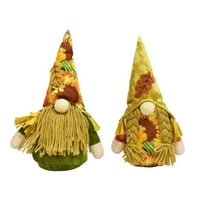 Gnomes ukrasi za kućnu kuhinju Dan zahvalnosti - za kućni festival ručno izrađeno strašilo vilenjaka patuljasta