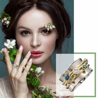Ženski prsten modni umetnuti dijamantni prsten Osobnost Ženski prsten zaručnički prsten prstenovi SL 8