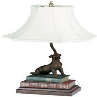 Skulpturalna stolna svjetiljka tradicionalna za pse Jack Russell Terrier od smole novi model od $ 436
