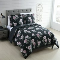 Bolji domovi i vrtovi Vintage Rose Comforter set, puna kraljica