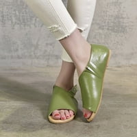* 91 * a / slatke sandale; ženske cipele; trendi obične ravne sandale s okruglim nožnim prstima; ženske sandale