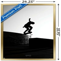 Zidni plakat za skateboarding siluetu, 22.375 34