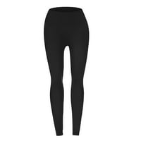 Ženske aktivne odjeće Sublimation gamaše solidne sportske gamaše Fitness Žene joge hlače visokog struka čvrste