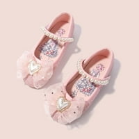 Cipele princeze u vuči, Cipele za djevojčice, cvjetne cipele princeze, svjetlucave cipele s niskom petom Marije