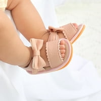 _ / Ljetne sandale sa slatkim mašnama za djevojčice; neklizajuće cipele od umjetne kože za novorođenčad;