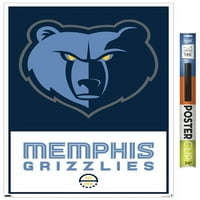 Memphis Grizzlies - zidni poster s logotipom, 22.375 34