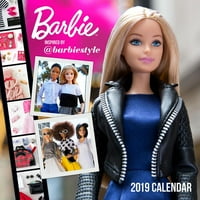 Zidni kalendar u stilu Barbie