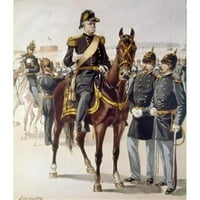 Posterazzi general-bojnika Hancocka. Stožerni i linijski časnici Ogden Henri Aleksander, 1856.