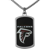 Nehrđajući čelik NFL Atlanta Falcons Dog Tag Logo privjesak, 22 lanac