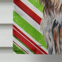 O.9804 O. otterhound bombon štap Božićna Zastava platno veličina kuće, veličina kuće, višebojna