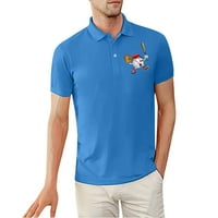 Muške košulje Baseball hladne majice za izvedbu koje odvode vlagu Proljeće-Ljeto Obične majice sportske majice