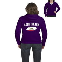 Uobičajeno je dosadno-Ženska majica, pulover s patentnim zatvaračem, do ženske veličine 3 inča - Long Beach
