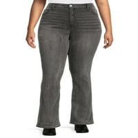 Terra & Sky Women's Plus Size Core Bootcut traperice