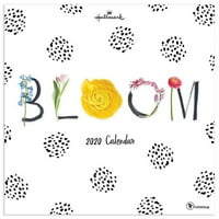 Zidni kalendar s cvjetnim i botaničkim cvjetanjem