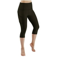 Outfmvch joga hlače treniske žene vježbaju džepne gamaše fitnes sportove teretane trčanje joga hlače teretane