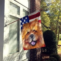 Pas pas Američka zastava platno za zastavu veličina kuće