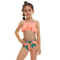 UCCDO TODDLER GIRLS Dva kupaća kostima za djecu Bikini kupaći kostim Sunsuits kupaći kostima 2-12T