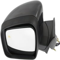 Ogledalo kompatibilno s 2011- džip grand cherokee lijevo vozač bok zagrijano w slijepo otkrivanje mrlja u staklom,