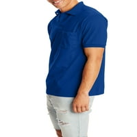 Muška polo majica s kratkim rukavima i džepom u kompletu