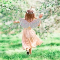 Sunisery jednorog krila za djevojke anđeoske krila za odijevanje kostimi bajke vilenjaka princeza Halloween cosplay
