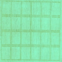 Moderne pravokutne prostirke za unutarnje prostore tvrtke M. A., Tirkizno plava, 7 '10'