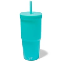 Silipint: silikonski 32oz slambajnik: aqua - višekratna upotreba, neraskidiva čaša, fleksibilna, toplo hladnoća,