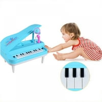 Igračka klavir za djecu rođendanske poklone za godišnje djevojke Multifunkcionalna igračka za klavir s mikrofonom