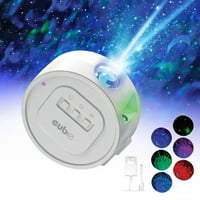 Eubie Colorgalaxy Starlight Projector, LED noćno svjetlo s višestrukim osvjetljenjem