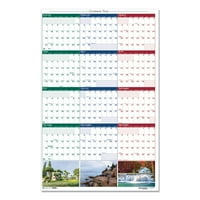 Zidni kalendar Plavo nebo pejzaži zemlje slikoviti Višebojni 39321