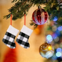 Božićni ukrasi čarape slatkiša čarape božićni ukrasi home blagdanski božićni zabavni ukrasi božićno drvce ukrasi