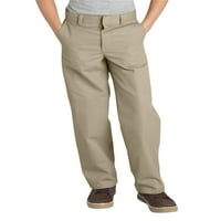 Dickies Boys School Uniform Classic Fit Ravna noga ravne prednje hlače, veličine 4- & Husky