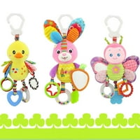 Viseća igračka za novorođenče slatka lutka iz crtića životinja glazbene zvečke igračke zvona