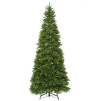 Umjetno tanko božićno drvce, zeleno, Dunhill smreka, uključuje stalak, noge