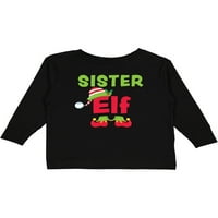 Originalni božićni poklon sestre vilenjaka za malu djecu majica s dugim rukavima za djevojčice