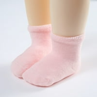; / Dječje udobne jednobojne školske čarape od bambusa s kratkim čarapama do gležnja dječje čarape s volanima