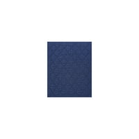 Dizajn potpisa Ashleigh Reiter, rustikalni kraljevski prekrivač s dijamantnim dizajnom i dvije jastučnice, plava