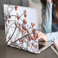 KAISHEK Tvrdi pokrivač samo za. Objavljeno MacBook Air S s mrežnom zaslonom Tip C Model: Cvijet + crni poklopac